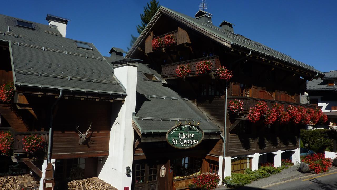 Hotel Chalet Saint-Georges Megeve Bagian luar foto