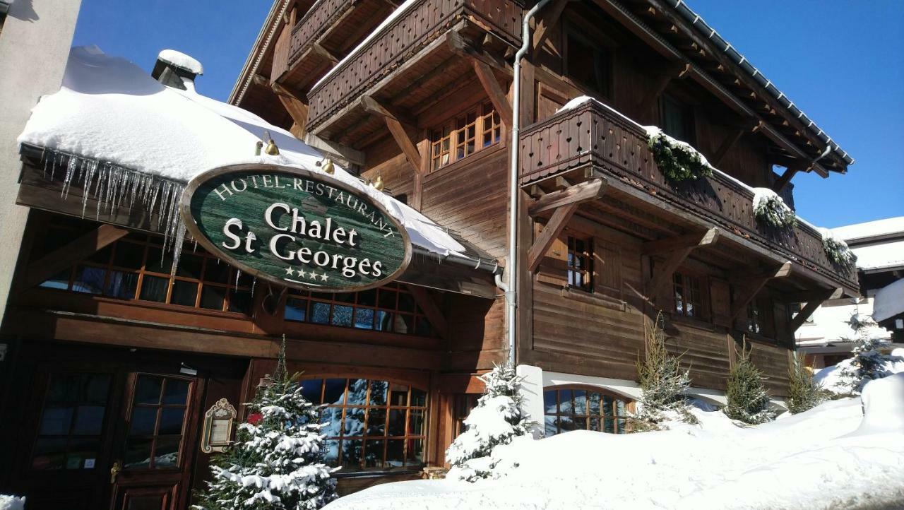 Hotel Chalet Saint-Georges Megeve Bagian luar foto